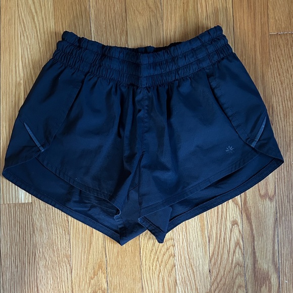 Athleta Pants - Athleta Black Elastic Waist Running Shorts